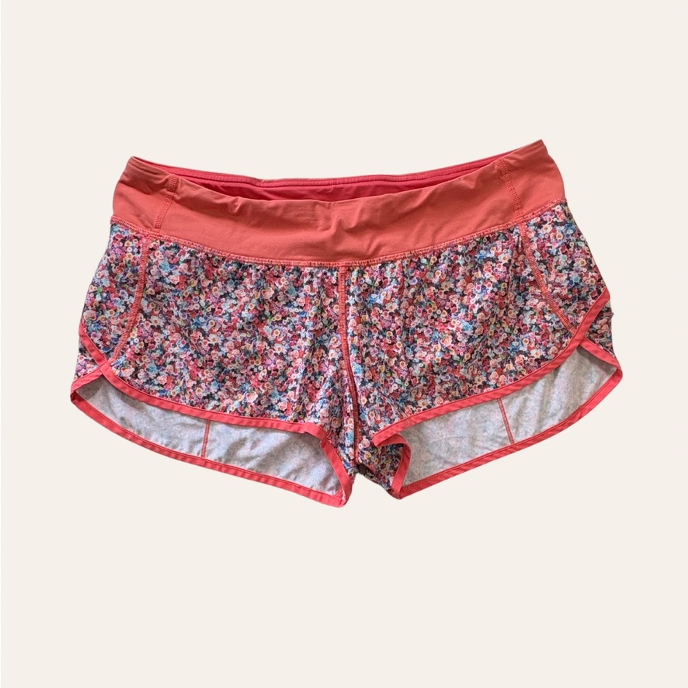 Lululemon Women’s Prism Petal Floral Running Speed Shorts